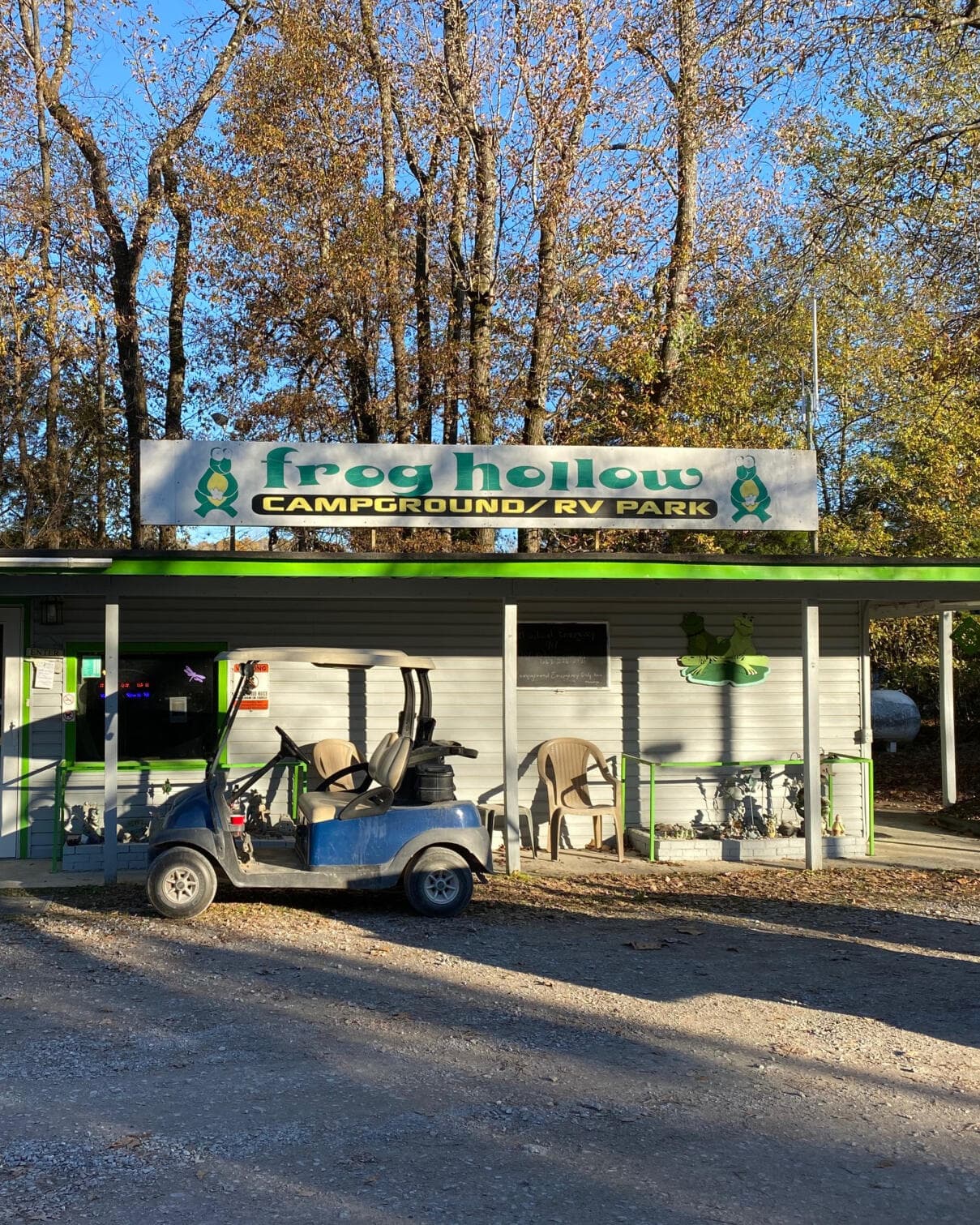 Frog Hollow campground facilities